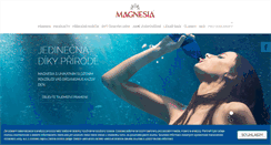 Desktop Screenshot of magnesia.cz