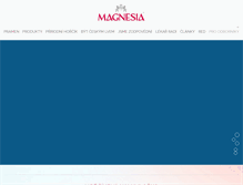 Tablet Screenshot of magnesia.cz