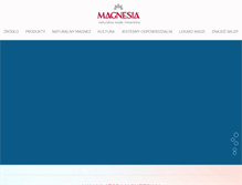 Tablet Screenshot of magnesia.pl