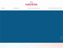 Tablet Screenshot of magnesia.hu